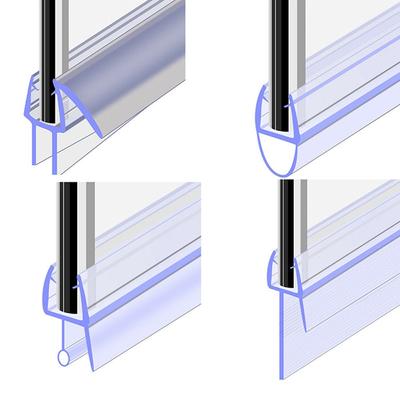 Prevent Bathroom Rubber Hardware Window Seal Glass Door Weatherstrip Water Baffle Sealing Strips