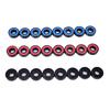 8 Peças/Conjunto 608Rs Skate Skateboard Aço Rolamentos Espaçadores Integrados Ajuste