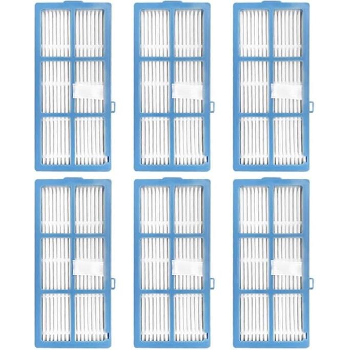 Compatible for Proscenic 850T Robotic Vacuum Cleaner Replacement Kit Mop Pad Replacement Parts Main Side Brush Hepa Filter Accessories(8 Pcs)