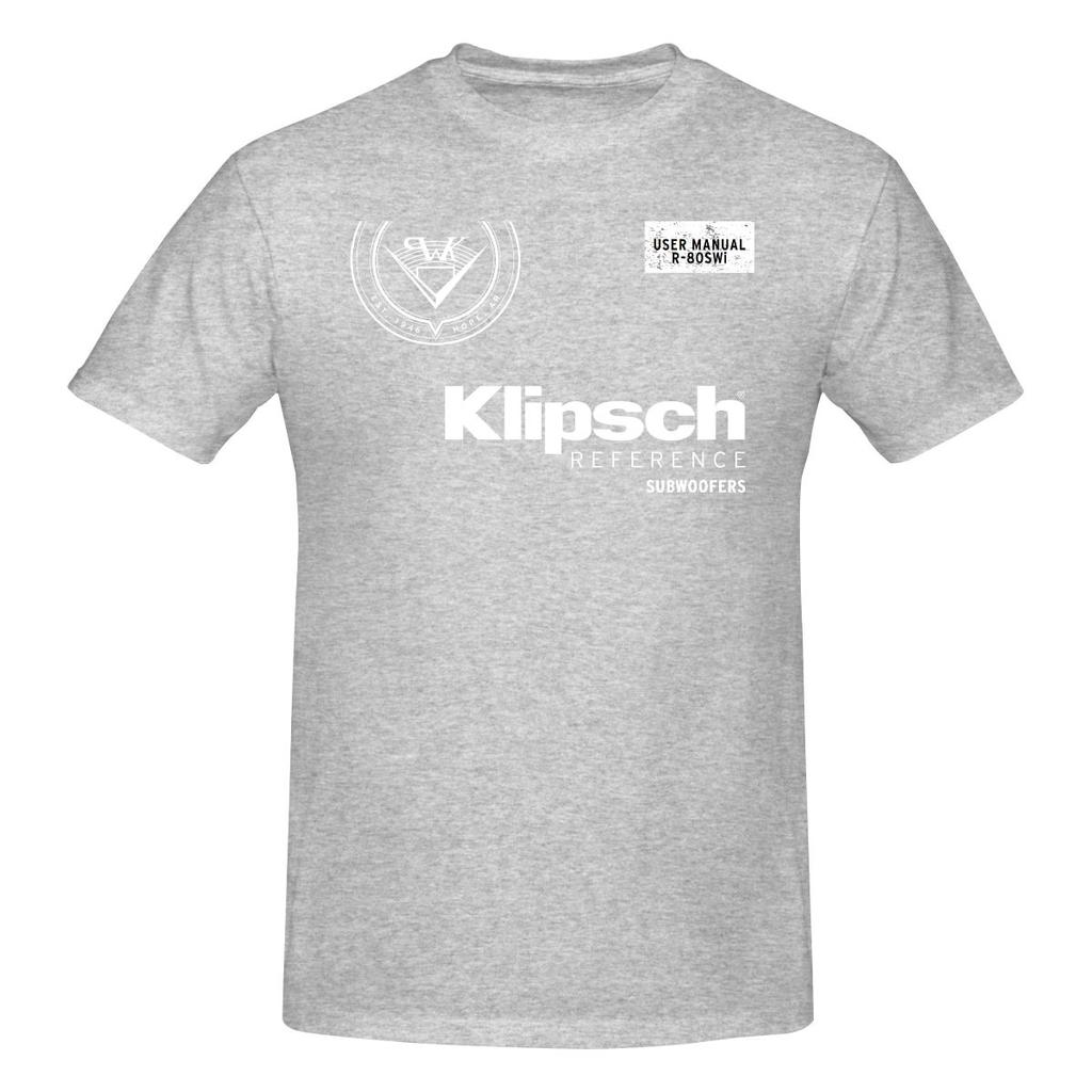 Klipsch Couple Style Tshirtkoreanstyle Vibe Embroidery Basic Tee