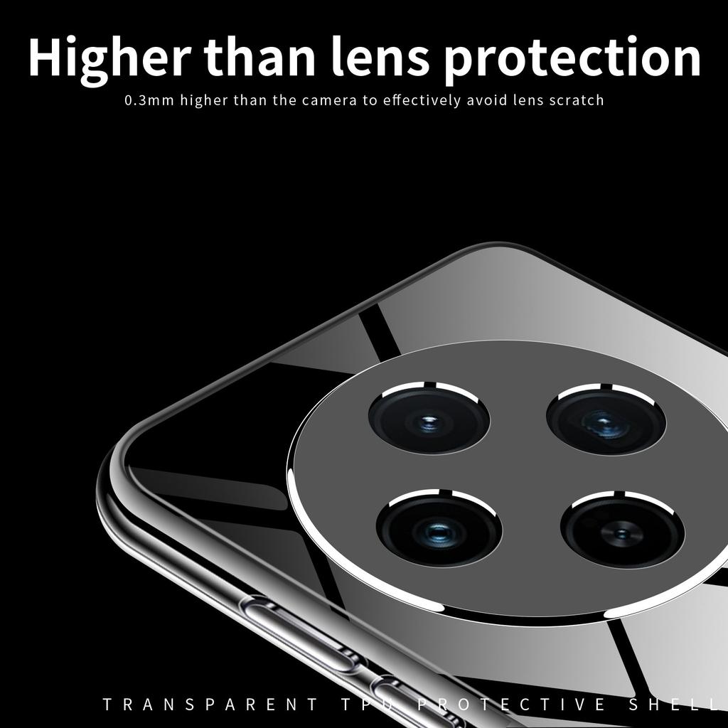 MOFI For Oppo Reno12 F 5G TPU Case Transparent Mobile Phone Cover