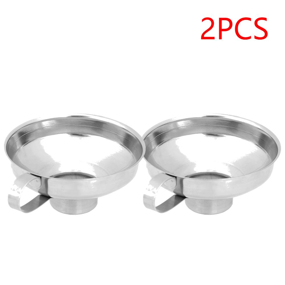 Edelstahl-Einmachtrichter mit breiter Öffnung, Salatdressing-Trichter, Ölleck