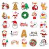 50pcs Christmas Stickers, Waterproof, Self Adhesive, for Water Bottles, Ipad, Skateboard, Luggage, Phone