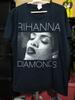 Rihanna Diamond Tour Tee 2013 USA Basic Black Graphic T Shirt
