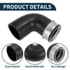 X Autohaux Radiator Hose for Mercedes-Bnez E-Klasse W210 E200 1995-2003 No.2105285282 Rubber Turbocharger Intake Heater Hose