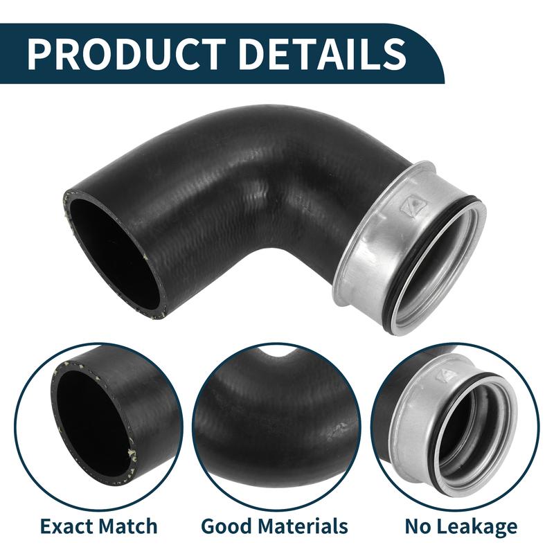 X Autohaux Radiator Hose for Mercedes-Bnez E-Klasse W210 E200 1995-2003 No.2105285282 Rubber Turbocharger Intake Heater Hose
