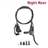 BUCKLOS 2 Piston Power Off Electric Bicycle Brakes for E-Bike Folding Bike Scooter with Rotor Hydraulic Disc Brake Bike Brakes