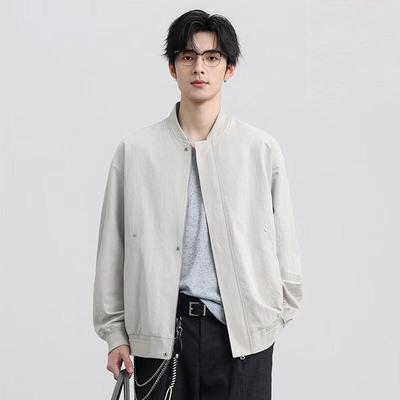 Men's Baseball Collar Jacket