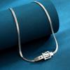 Steel Titanium Stylish Snake Bone Necklace For Women Featuring Geometric Design For Trendy Look Choker