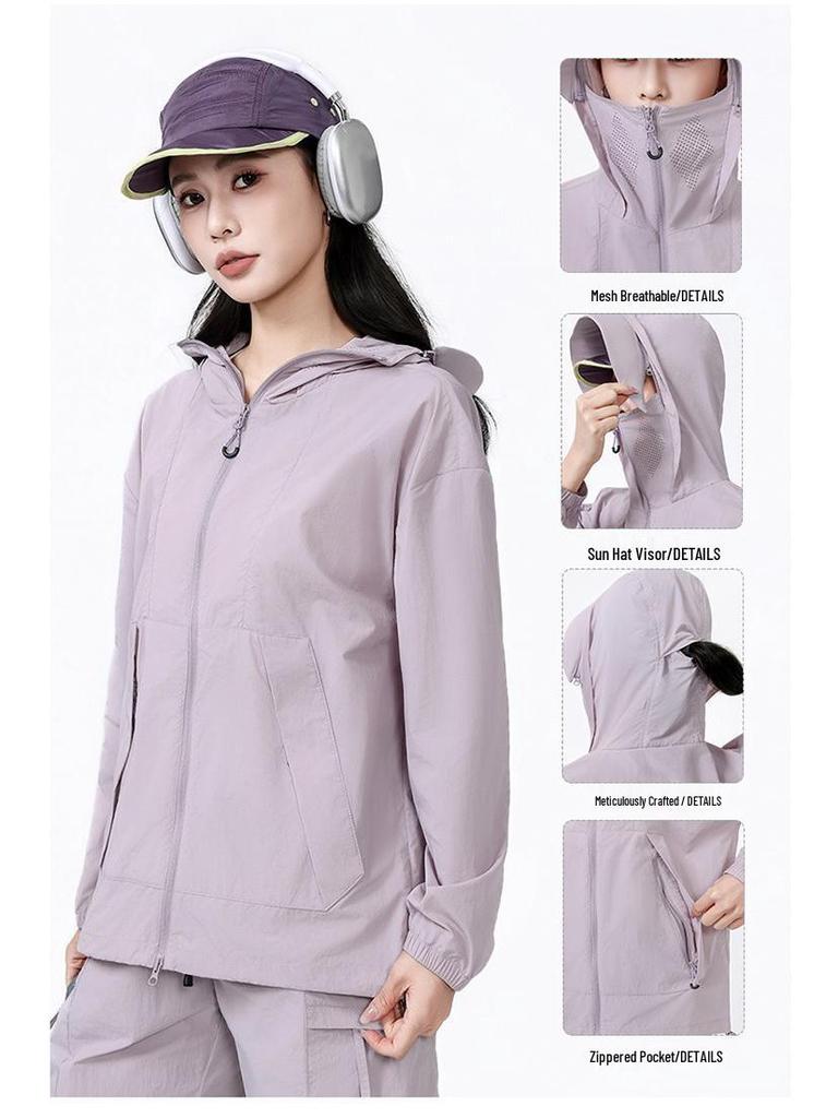 Unisex Summer UV Protection Ice Silk Jacket – Breathable, Lightweight Skin Clothing for Fishing
