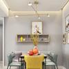 New Modern LED Chandelier Lights Bedroom Living Dining Room Gold Black Indoor Fixture Lighting Lamps Apply To AC90-260V