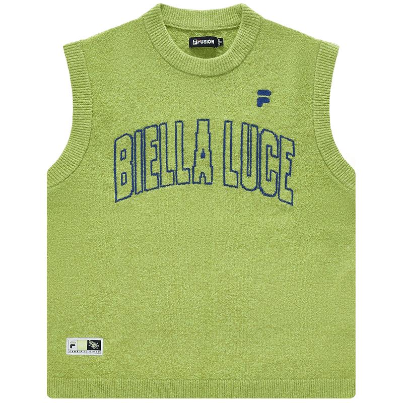 FILA FUSION Women s Retro Knitted Sweater Vest L