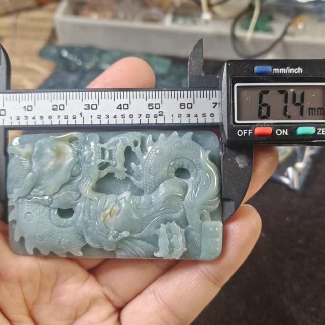 Yulongguan Jade Pendant: Natural Carved Jade for Men and Women