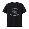 No Rain Flowers T Shirt Fr Daunisex Vintage Washed Soft Designer Clothes Breathable Homme Versatile Casual Slightly Comfortable