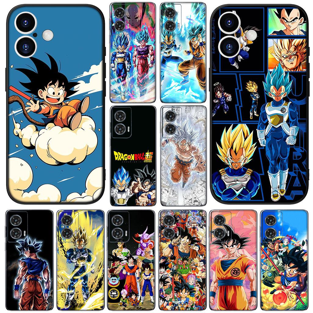 for Motorola Moto G82 G20 G22 G23 G32 G9 G8 G7 Power Plus G41 G52 G30 G71 E22 E13 E20 E32 Case Gokus Dragons Balls Vegeta Super
