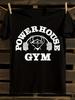 Powerhouse Gym Oversized Unisex T-Shirt Mens Tshirt Womens Tshirts with Letters Print Short Sleeves T-Shirt Casual Street Tee Shirt Top