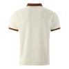Men's Color Blocked Stand Up Collar Single Breasted Shirt  Men's Casual And Comfortable Short Sleeved Shirt