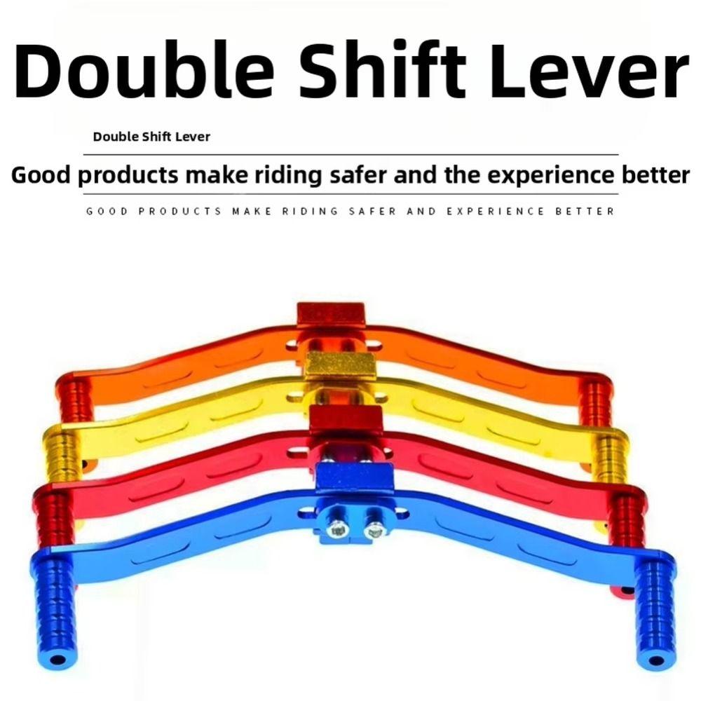Aluminum Zinc Zinc Alloy Footrest Pedal Shifter Double-headed Folding Gear Lever Motorcycle Spare Parts