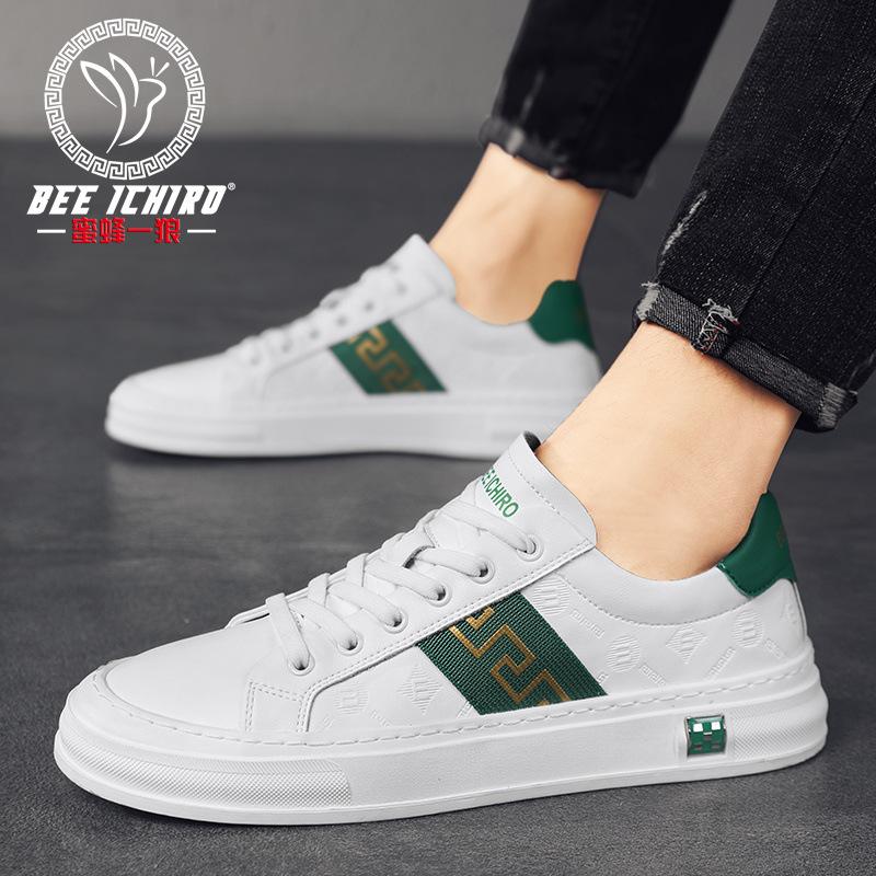 Men's shoes versatile leather casual board shoes new suit small black shoes spring and summer fashion leather shoes