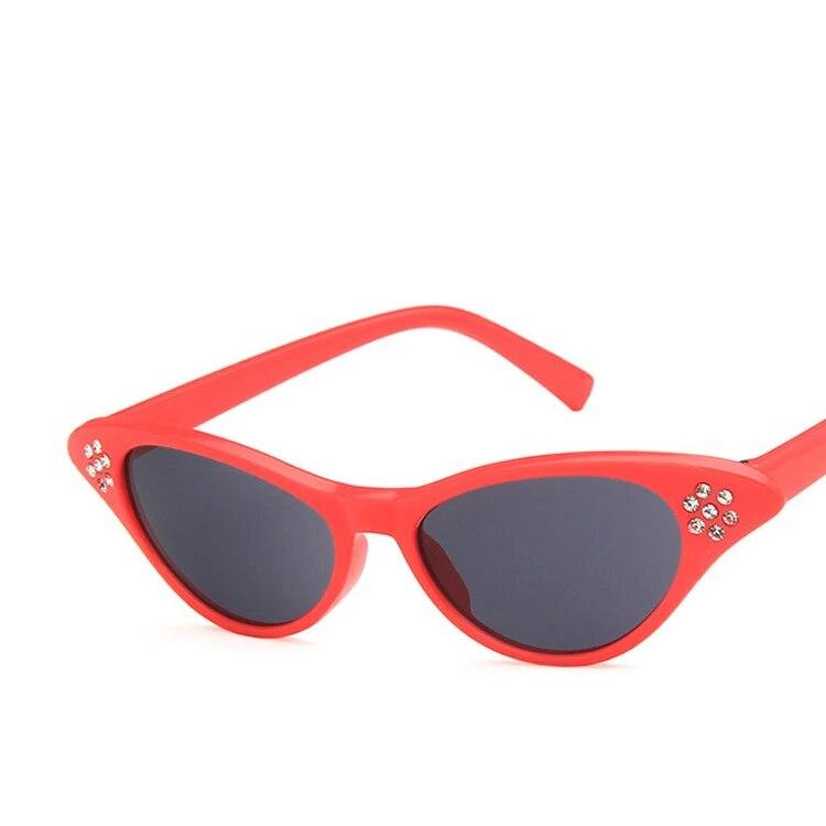 Vintage Cateye Sunglasses Women Sexy Retro Small Cat Eye Sun Glasses  Designer Colorful Eyewear For Female