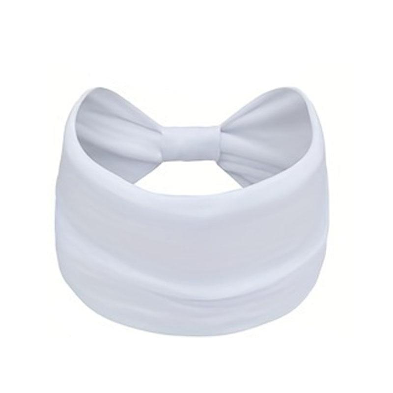 

Однотонная эластичная спортивная повязка для йоги - Широкая, влагоотводящая, в стиле макарон для женщин