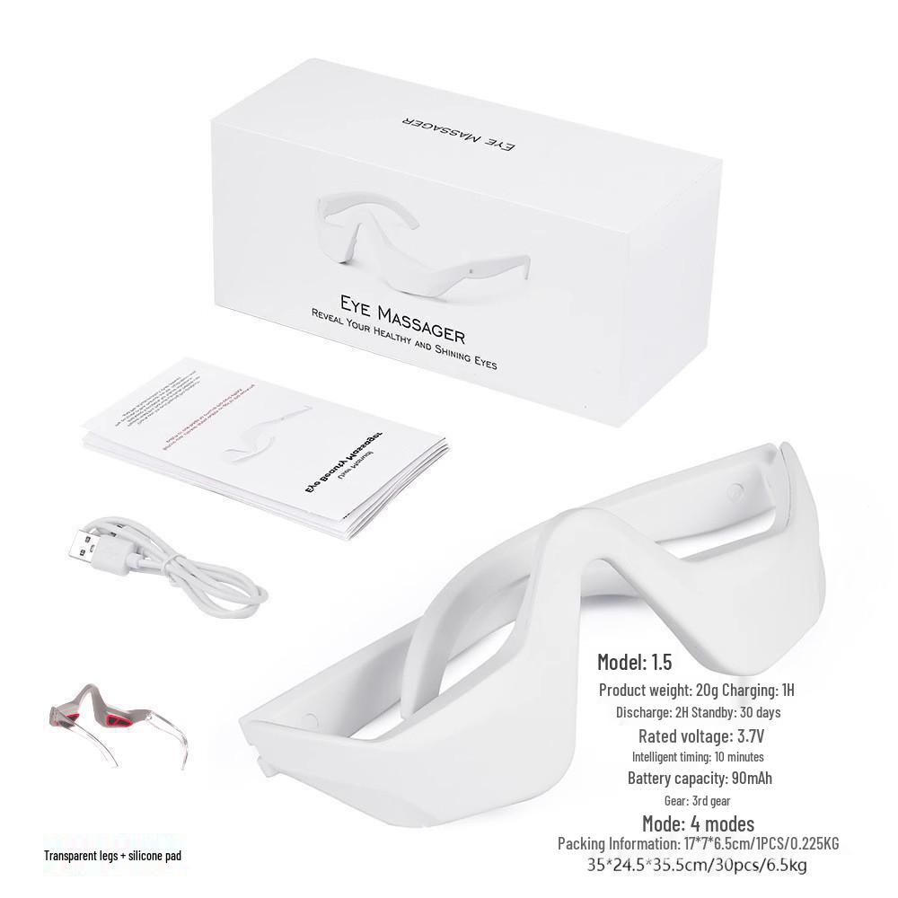 

Red Light EMS Eye Massager for Reducing Wrinkles, Dark Circles, and Eye Bags Type-C