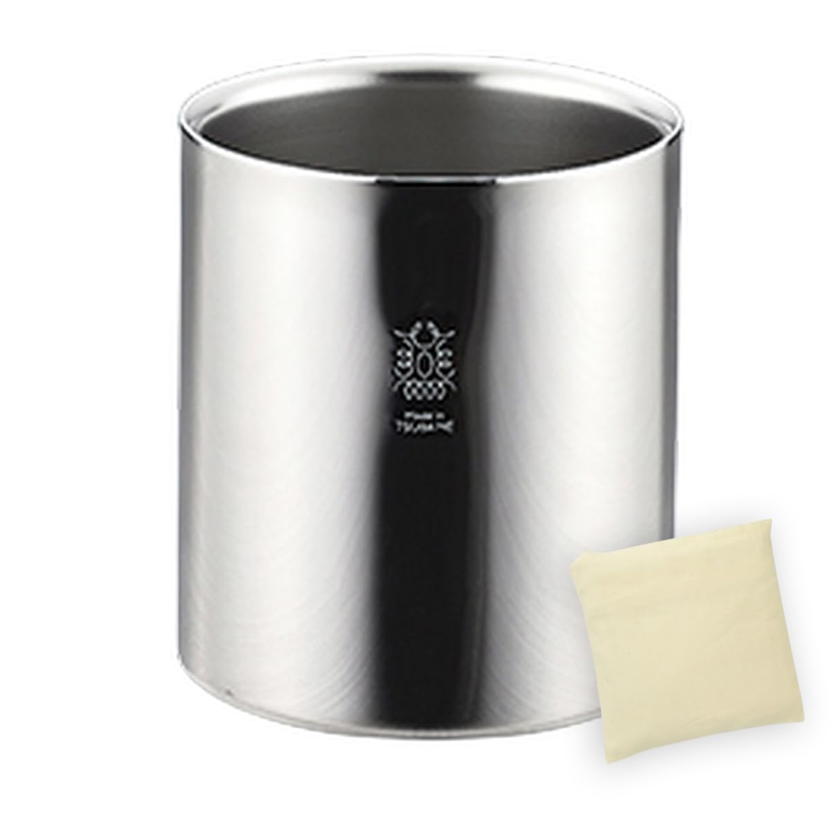 

Tumbler Stainless Steel W Structure 250ml Made in Japan J-kitchens-bag 18/8 (Mirror Finish)
