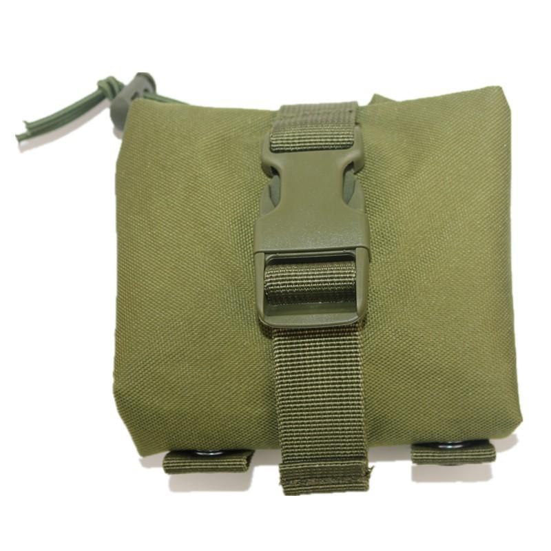 Foldable Molle Magazine Dump Drop Pouch Tactical Airsoft Ammo EDC Tool Bag Folding Utility Recovery Bag hunting accessory