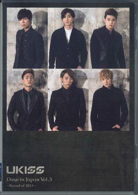 DVD U-KISS - U-kiss Days In Japan Vol.3(dvd) AVBD92072 AVEX Japan Pop Used