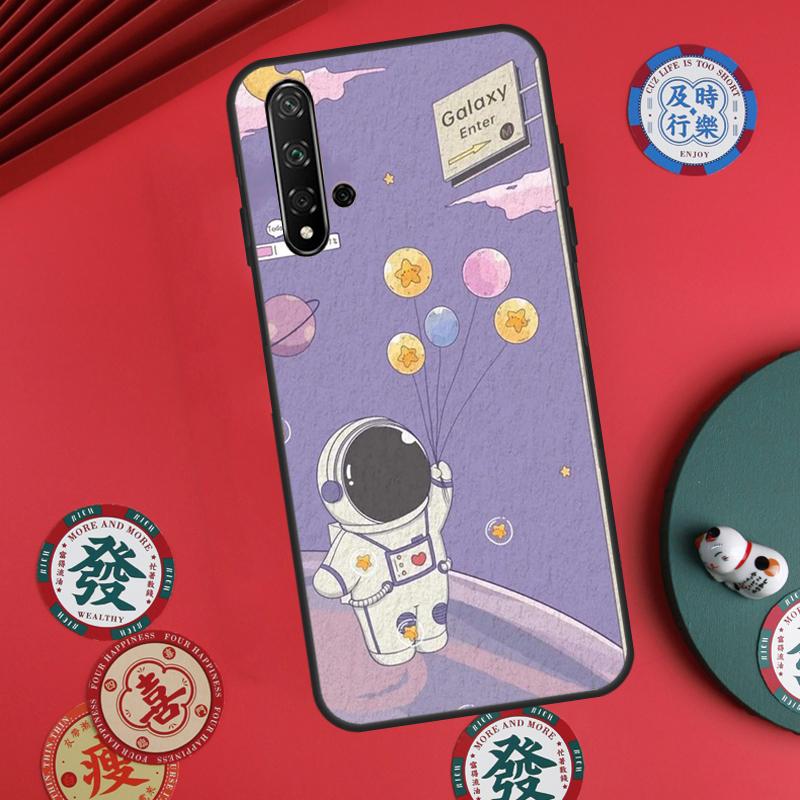 Star Astronaut Cute For Huawei Nova Y73 Y72 Y90 Y70 Y60 Y91 Y61 12s 12i 11i 8i 9 10 SE P40 Lite P60 P30 Pro Case