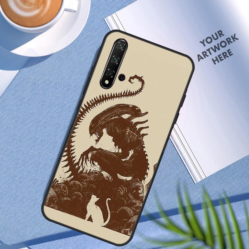 Alien Horror For Huawei Nova 3i 7i 8i 11 12i 10 9 SE Y60 Y61 Y70 Y72 Y73 Y90 Y91 P20 P30 Pro P40 Lite Case