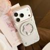Gilded Stars Magnetic Transparent Case for iPhone 13/15/16/17 Pro Max