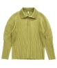 Akebteu Ps17 Pleated Collar Long Sleeve [Pistachio Green]