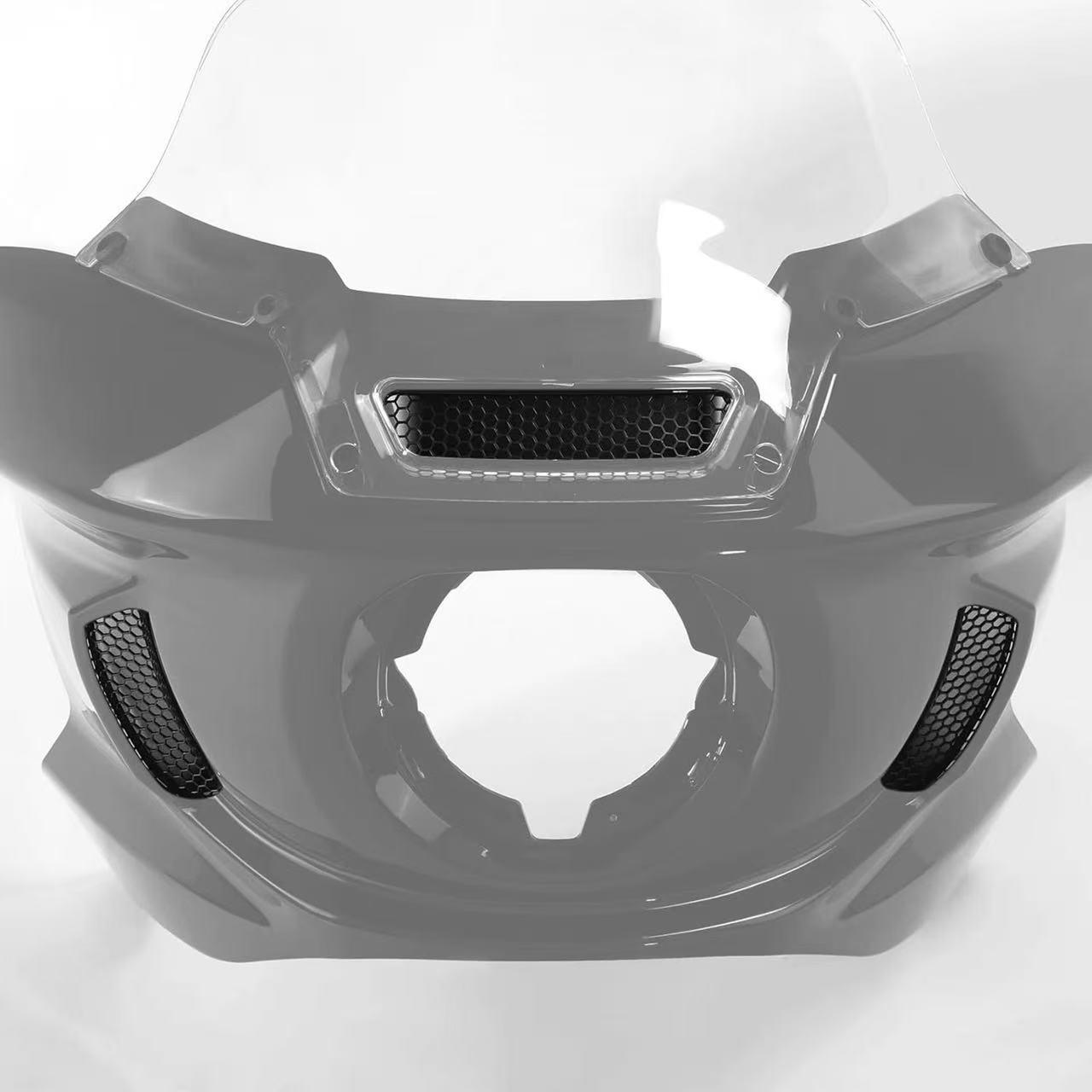 

Compatible Front Fairing Headlight Cover for Harley-Davidson Low Rider ST, Fat Boy, and Street Bob Softail Models