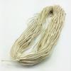 1.5-10mm White Core-Spun Cotton Braided Round Drawstring Rope