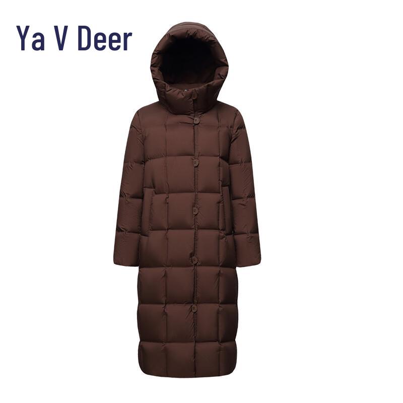 Yalu EW Women's Hooded Long Thickened Down Jacket