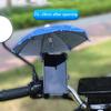 Phone Sunshade Phone Holder Umbrella Mini Parasol Toy Umbrella for Bike Mobile Phone Holder