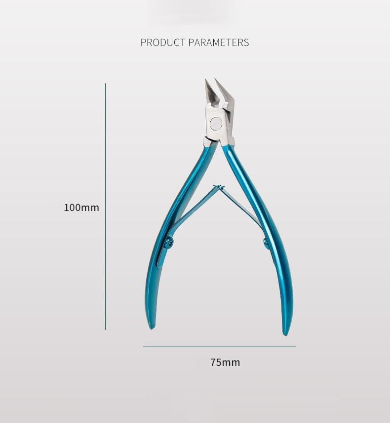 1PC Toe Nail Clipper For Ingrown Or Thick Toenails Toenails Trimmer Professional Podiatrist Toenail Nipper With Stainless Steel Supe
