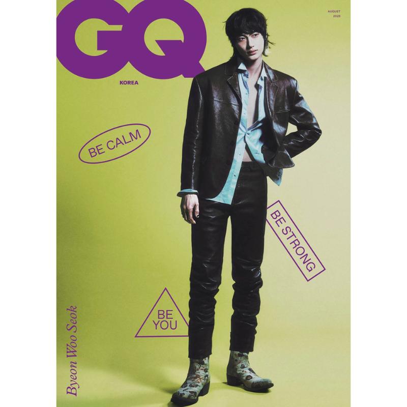 GQ Korea MAGAZIN 2025 August Byeon Woo Seok K POP, KSTAR, KIDOL, KFASHION