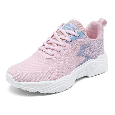 Coppia di scarpe sportive per donna, leggere e traspiranti, scarpe da tennis con plateau da uomo