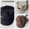 Y2k Double Button Berets Hat Japanese Painter Hat Retro Octagonal Hat  Sweet