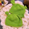 Unisex Handgestrickte Mützen Beanie Mütze Warm Langlebig Handgestrickt Cosplay Wolle Wintermütze