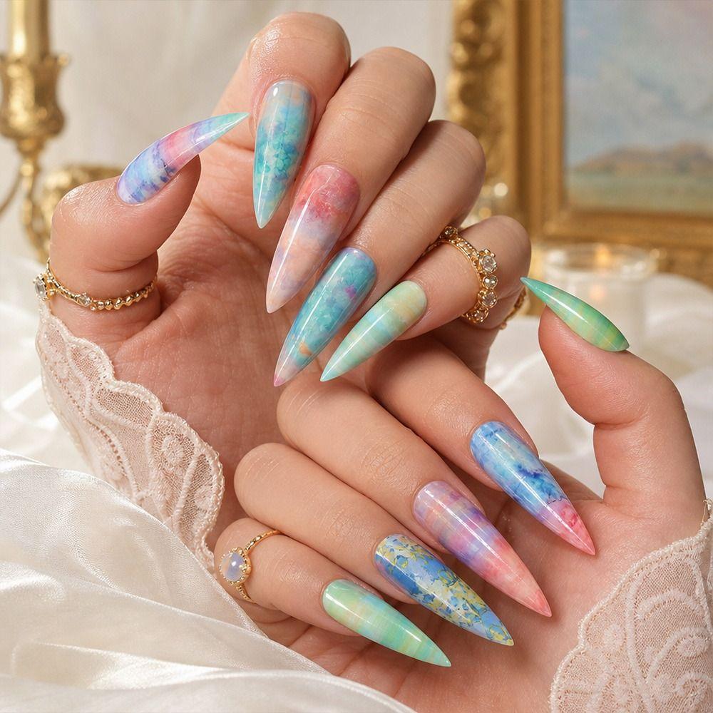 Flower Nail Foils The Starry Sky Nail Art Stickers Professional Nail Stickers  Manicure DIY