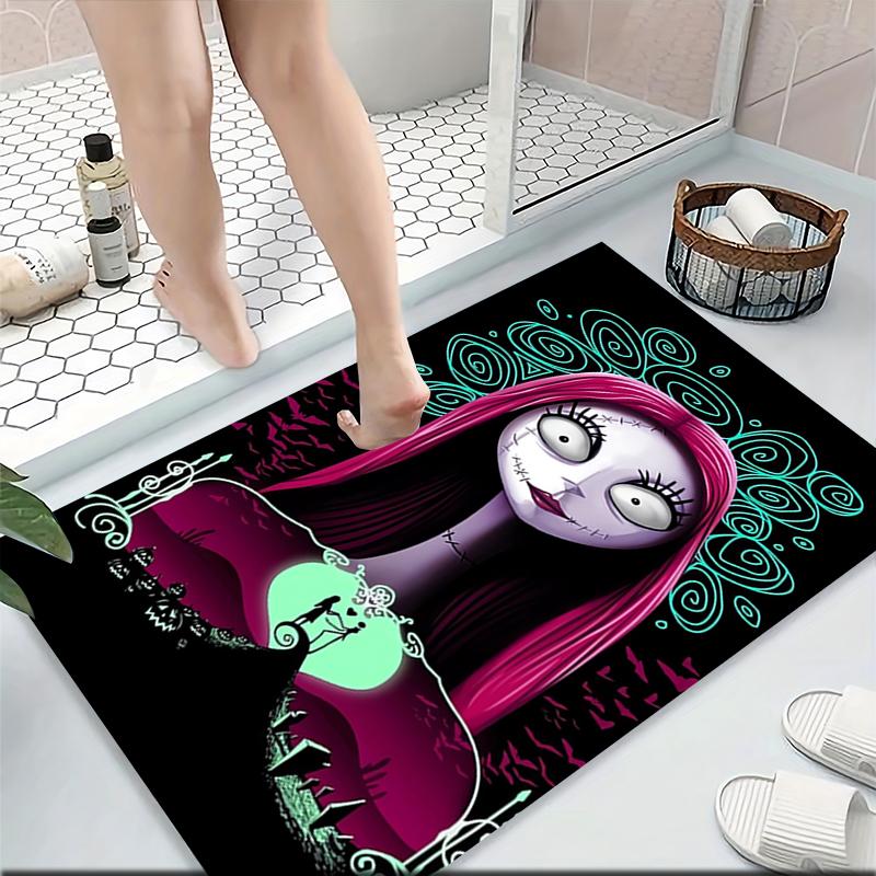 Nightmare Before Christmas Carpet Rug Soft Washable Anti Slip Home Living Room Sofa Mats Personalized Christmas Rug