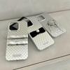 iPhone 15 Silver Electroplated Polka Dot Case, Apple 14 Pro Max Bow Case, iPhone 13 Full Package Case.