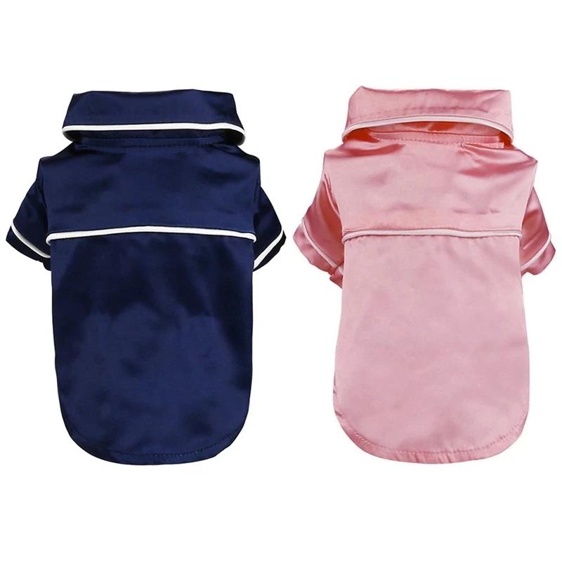 Ropa Bulldog Francés Primavera Verano Abrigo Chaqueta Algodón Ropa Mascota Camisa Seda Pijama Invierno para Perros Pequeños Yorkies Abrigos