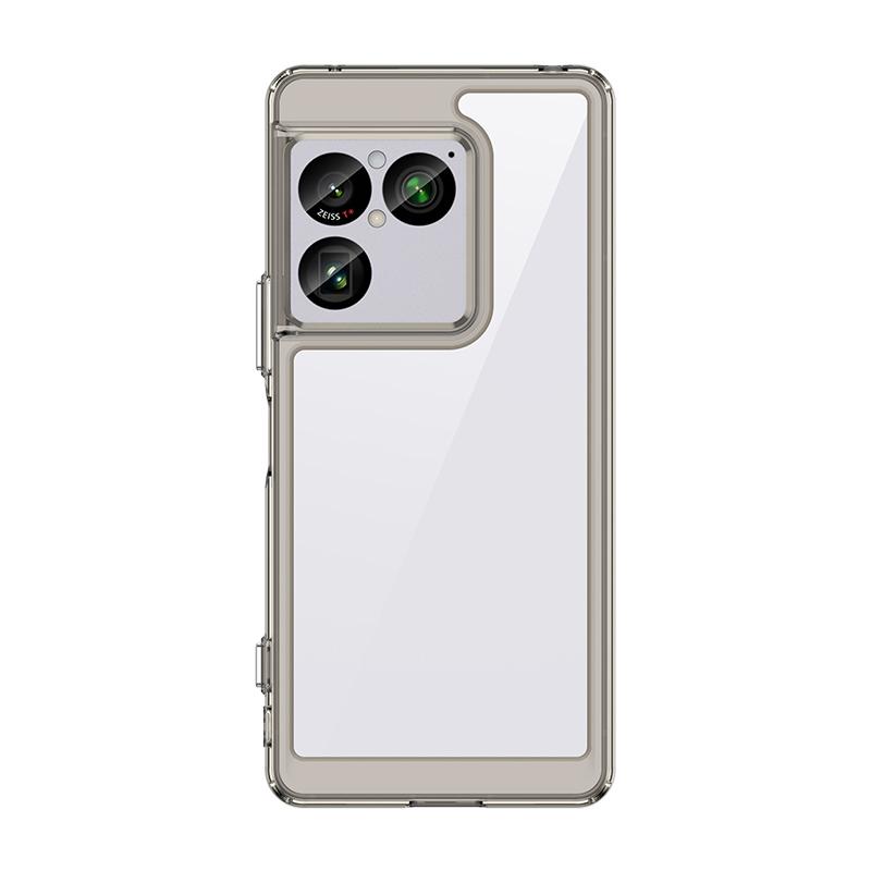 For Sony Xperia 1 VIII Transparent Hard PCCase For Sony Xperia 1 VIII Candy Color Frame TPU Silicone Shockproof Cover Bumper
