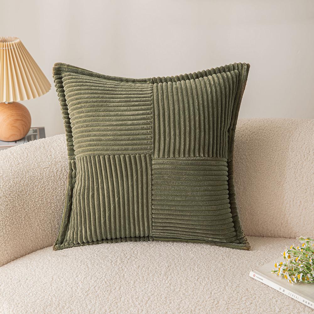 Green Ins Style Pillow Case Internet Celebrity Style Art Design Pillow Sofa Cushion Model Room Pillow