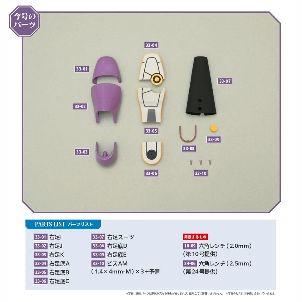 Building Evangelion Issue 33 Unit-01, [Partwork Encyclopedia] (with Parts)