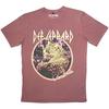 Def Leppard 'Love Bites' Kashmir Red Stone Wash T Shirt - NEW OFFICIAL